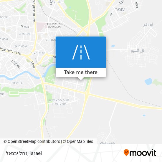 נחל יבנאל map