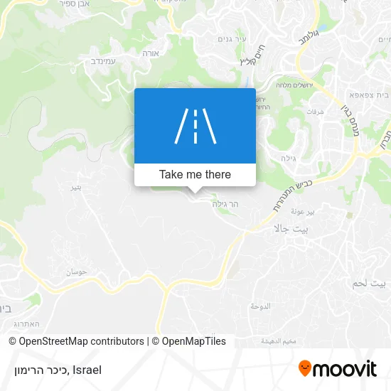 Карта כיכר הרימון