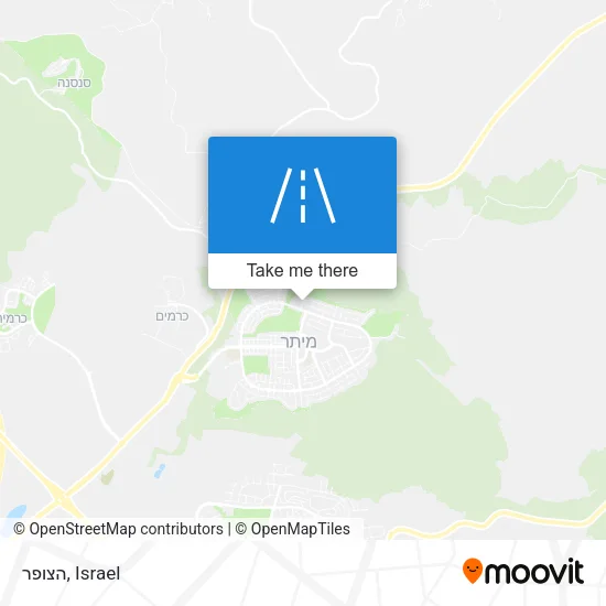 Карта הצופר
