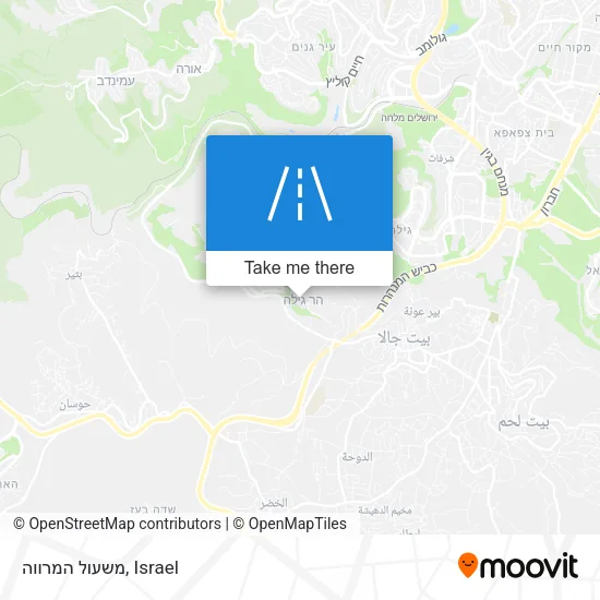 Карта משעול המרווה