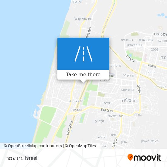 ג׳ו עמר map