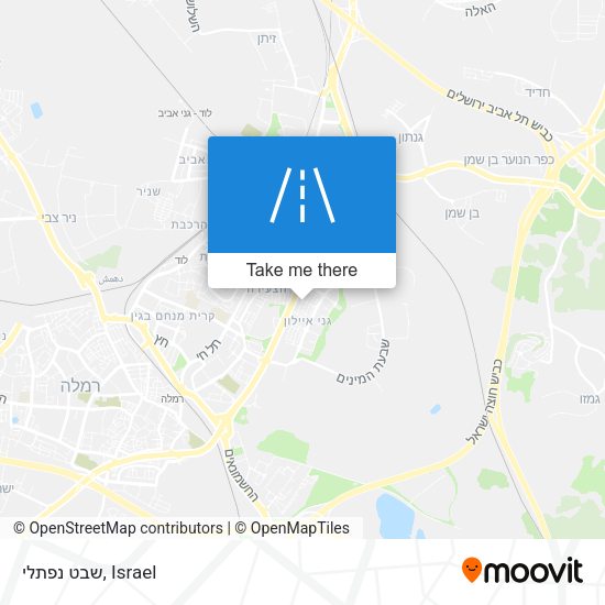 שבט נפתלי map