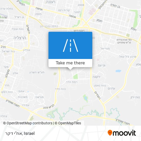 אח"י דקר map