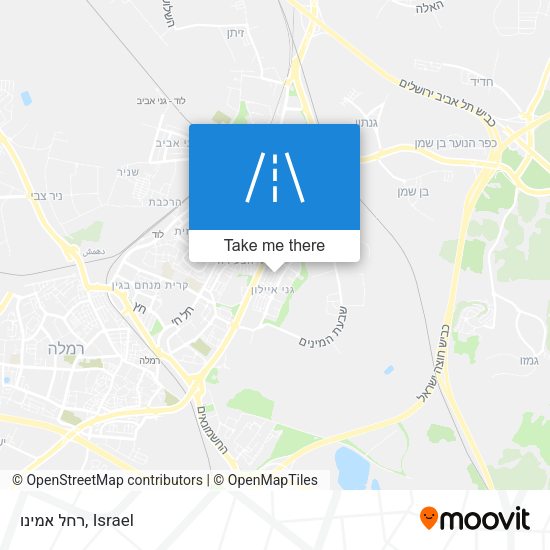 רחל אמינו map