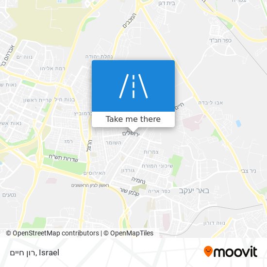 רון חיים map