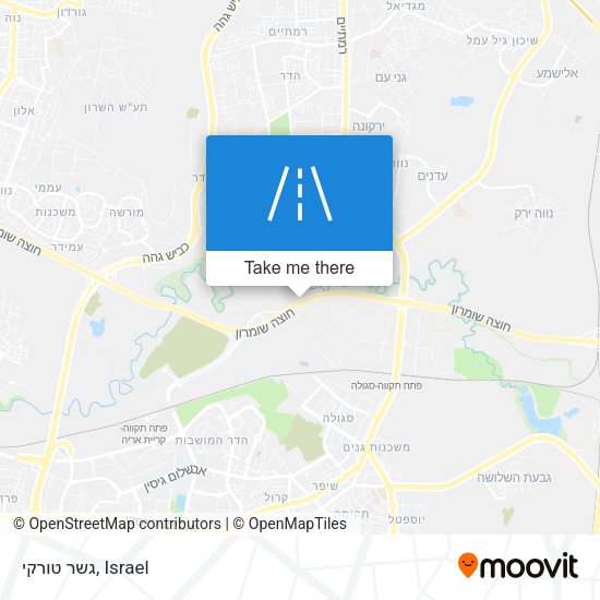 Карта גשר טורקי
