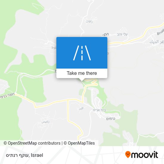 עוקף רנתיס map