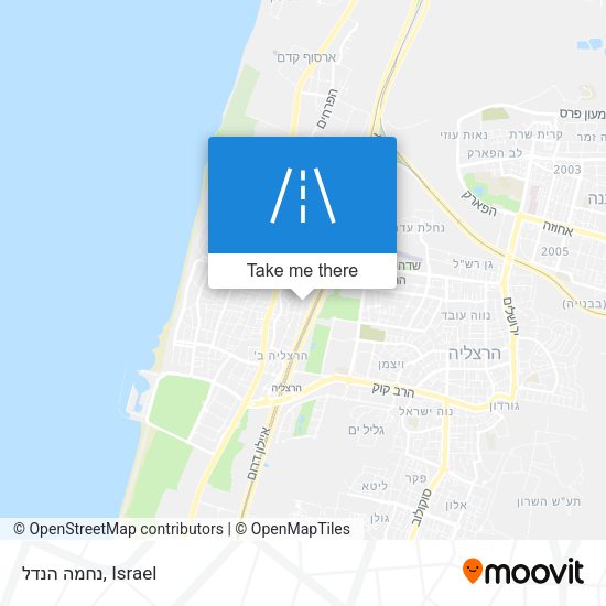 נחמה הנדל map