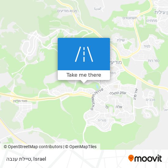 טיילת ענבה map