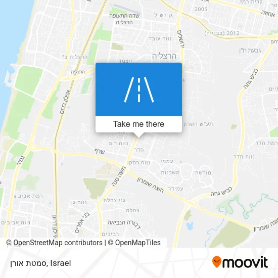 Карта סמטת אורן