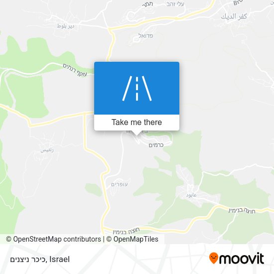 כיכר ניצנים map