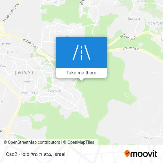 Csc2 - גבעות נחל סוסי map