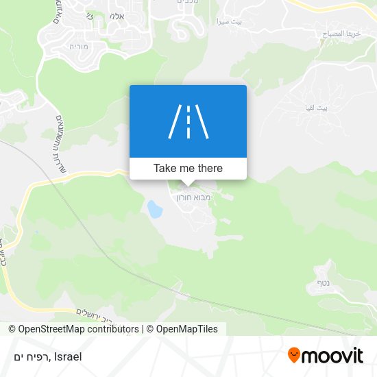רפיח ים map