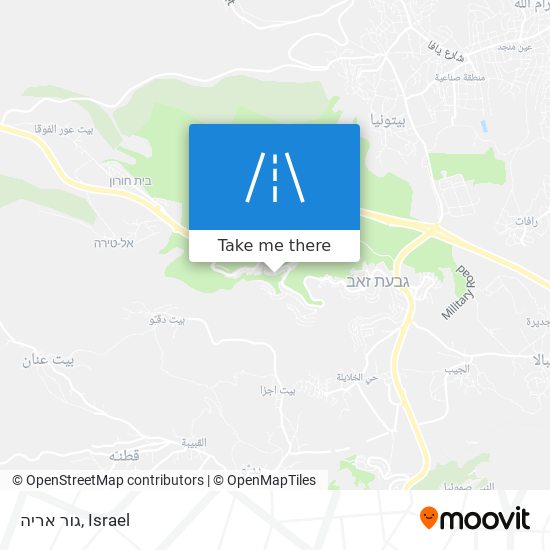 גור אריה map