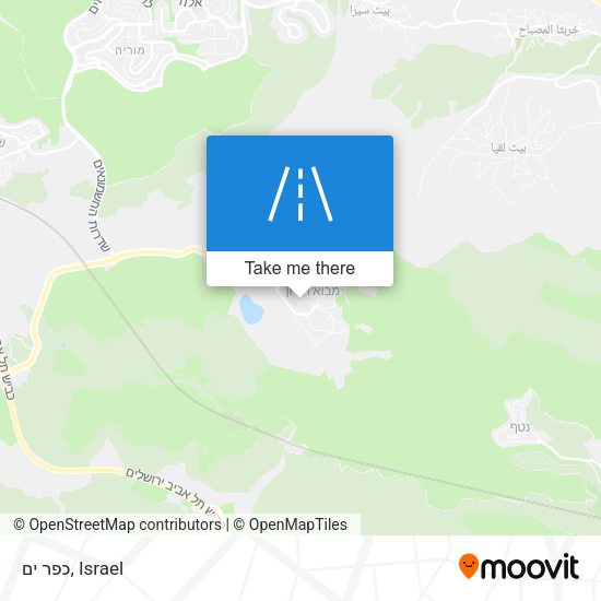 כפר ים map