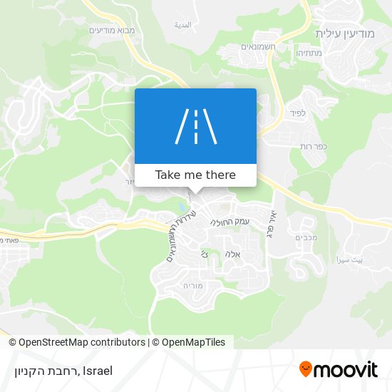 רחבת הקניון map