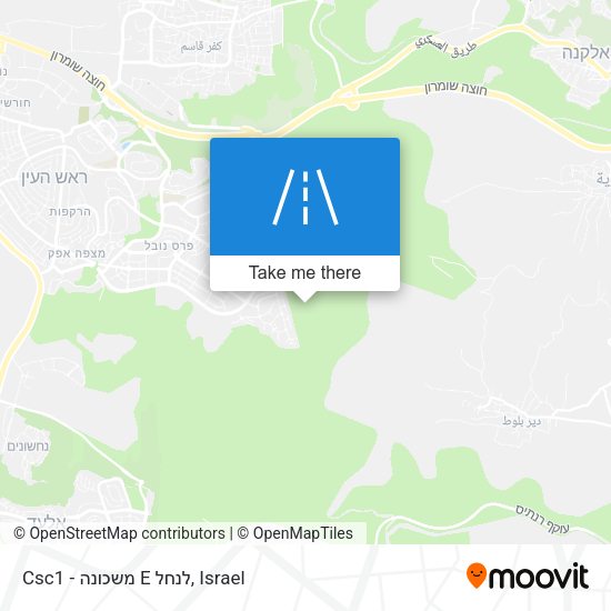 Csc1 - משכונה E לנחל map