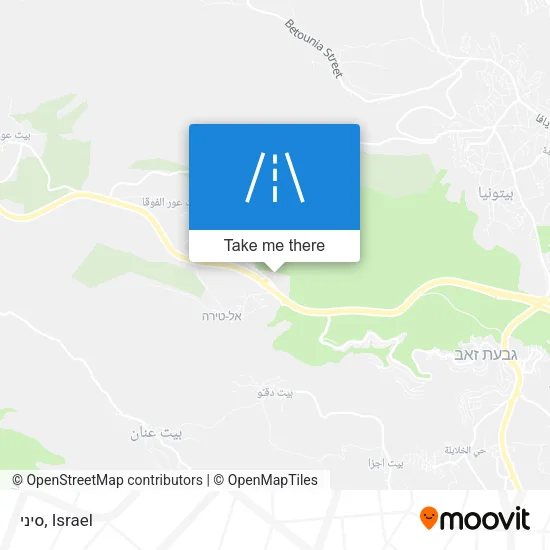 Карта סיני
