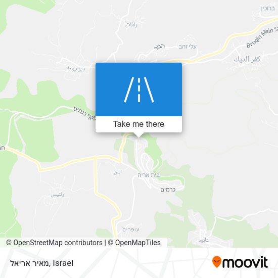 מאיר אריאל map