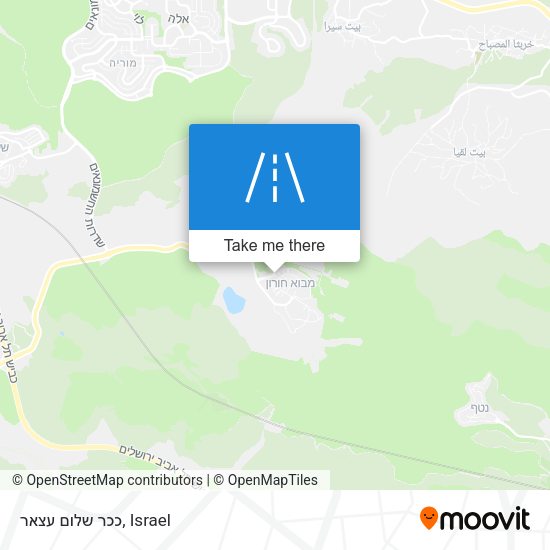 ככר שלום עצאר map
