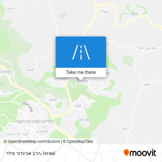 הרב אביגדור מילר map