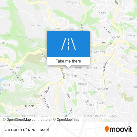 Карта המהר"ם מרוטנבורג