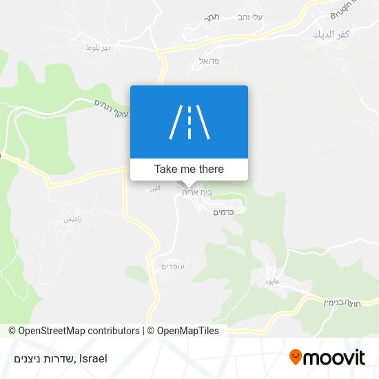 שדרות ניצנים map