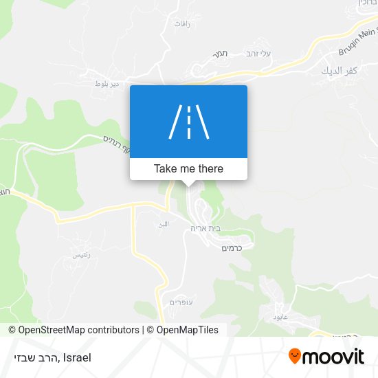 הרב שבזי map