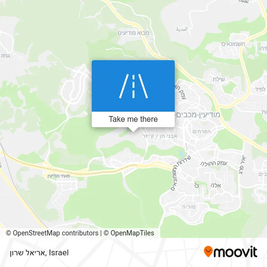 Карта אריאל שרון