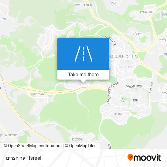 Карта יער חצרים