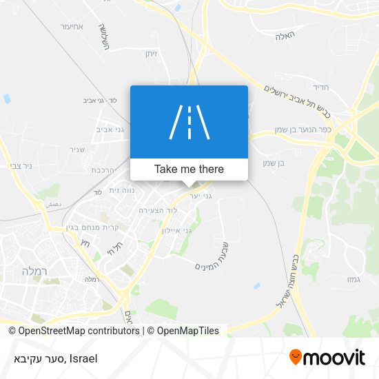 סער עקיבא map