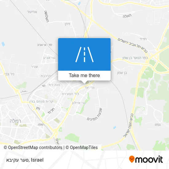 Карта סער עקיבא