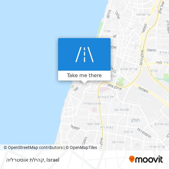 קהילת אוסטרליה map