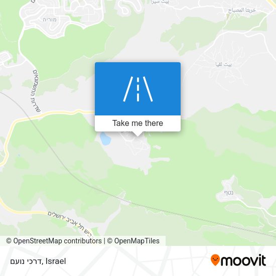 דרכי נועם map