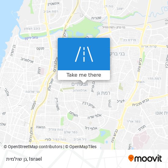 גן שולמית map