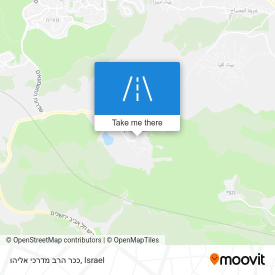 ככר הרב מדרכי אליהו map