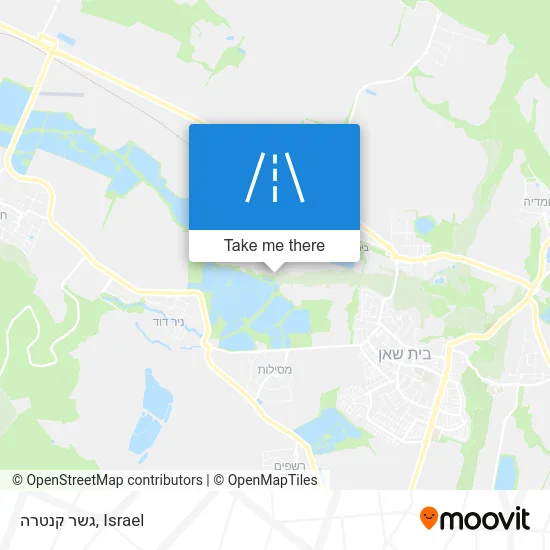 Карта גשר קנטרה