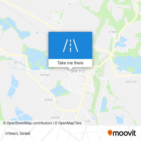השפלה map