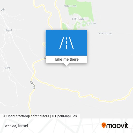 הערבה map