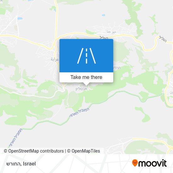 Карта החורש