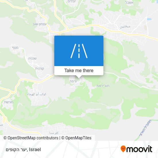 יער הקופים map