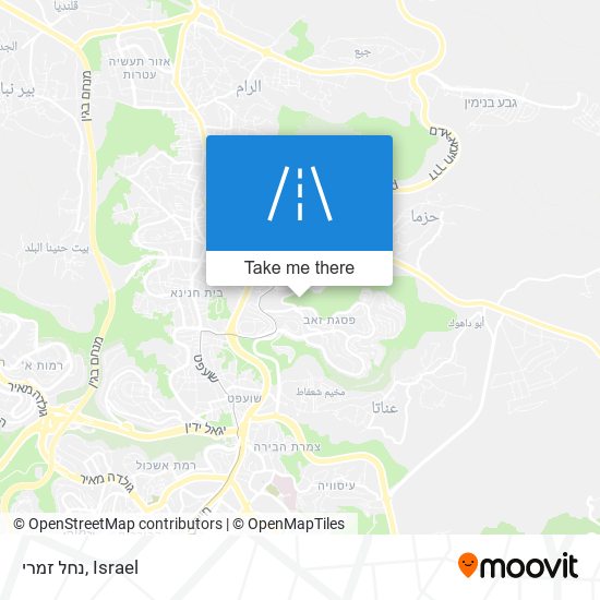 נחל זמרי map