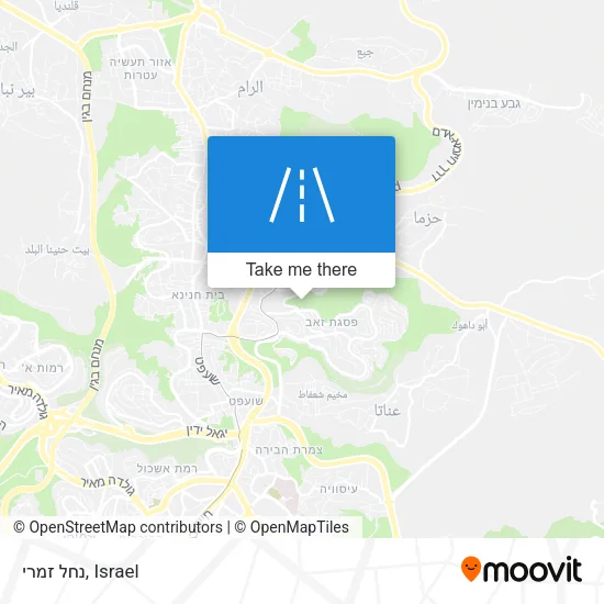 Карта נחל זמרי