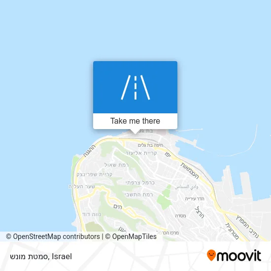 Карта סמטת מונש