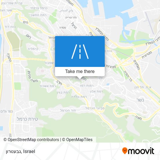 גבעטרון map