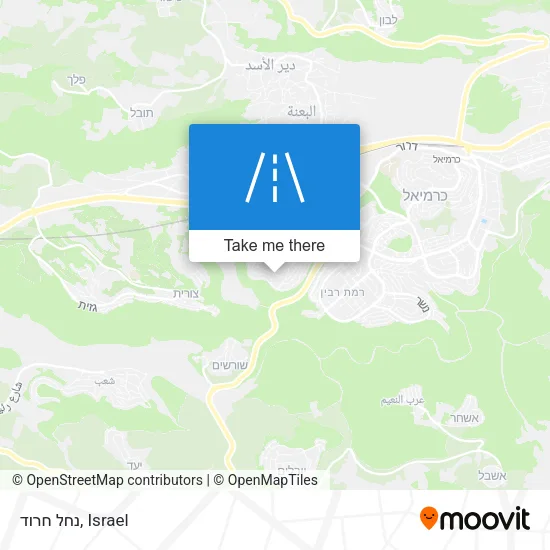 Карта נחל חרוד
