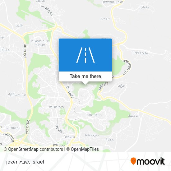 שביל השפן map