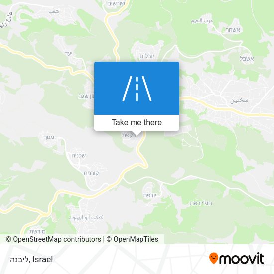ליבנה map