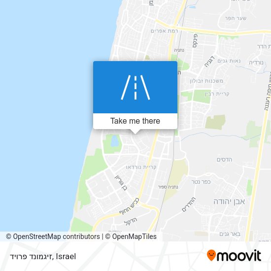 זיגמונד פרויד map