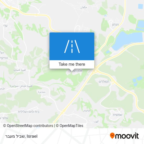 שביל מעבר map